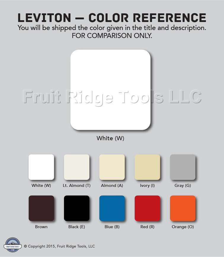 Leviton RS115-2W White Framed 15A Toggle Wall Light Switch Single Pole Bulk 120V