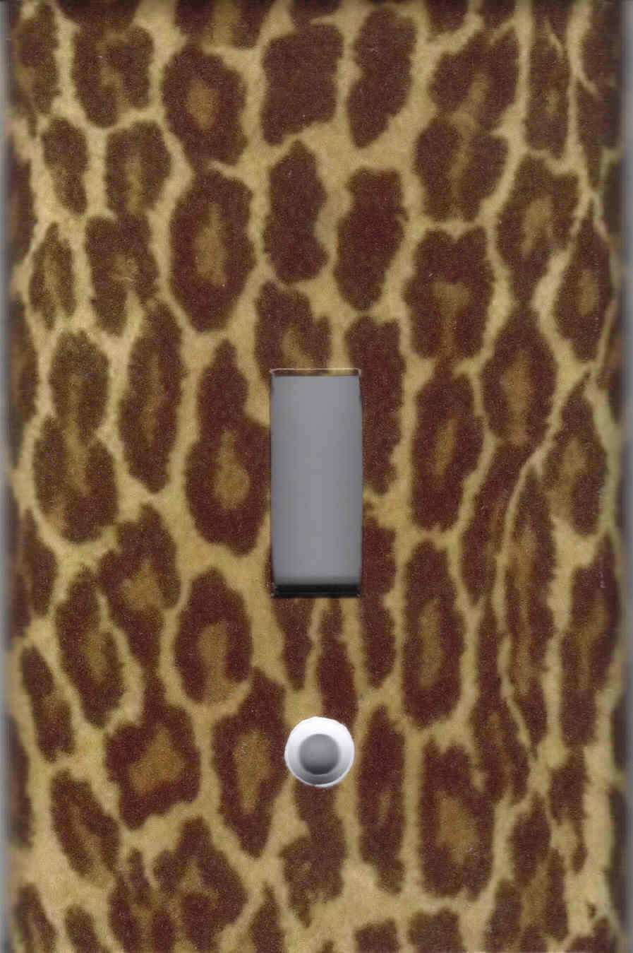 LEOPARD SKIN No. 1 PRINT IMAGE HOME DECOR LIGHT SWITCH PLATES AND OUTLETS