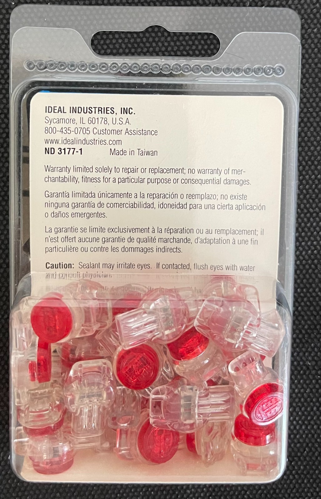 Lot of 25 pcs Ideal 85-925 UR IDC Telephone Splice Connectors 3 Wire Butt 26-19
