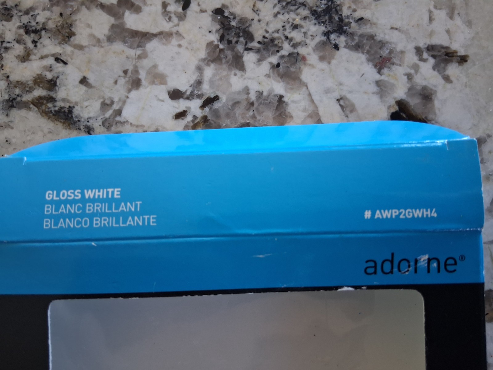 Legrand Adorne AWP2GWH4 2 Gang Wall Plate 1 Glossy White NEW NOB