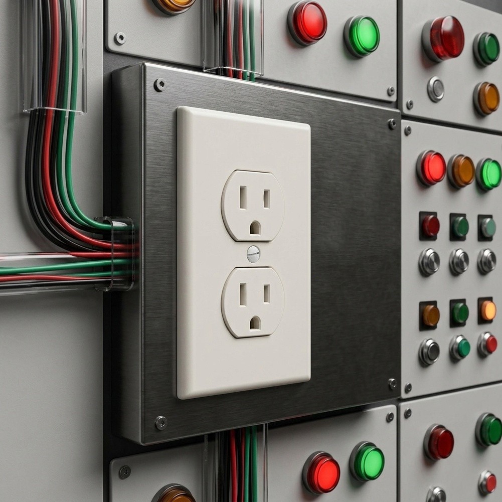 US Standard Wall Socket Easy Installation Design Wear Resistant Material