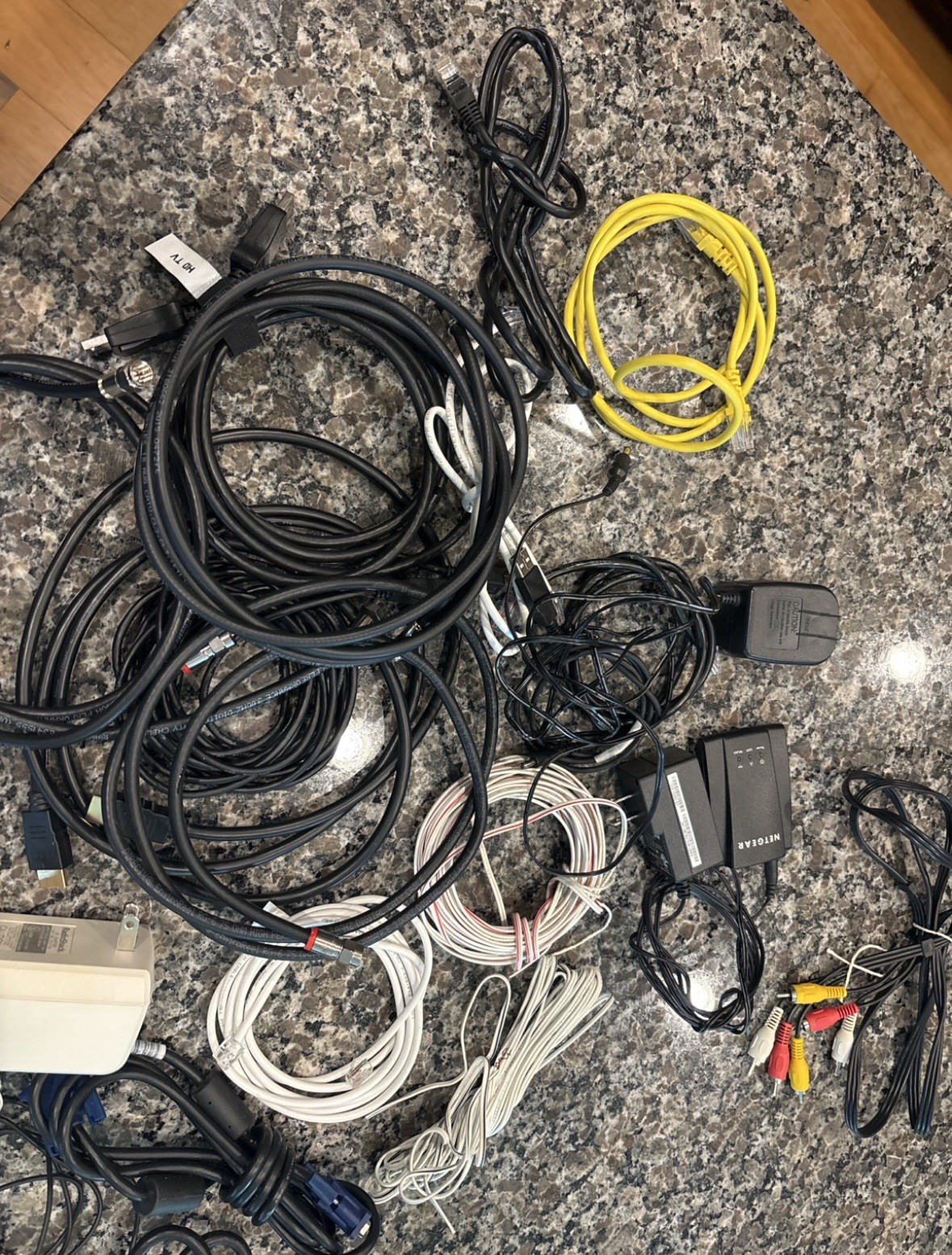 Lot Of Electric Cords – USB, RCA, Coaxial, Ethernet and more