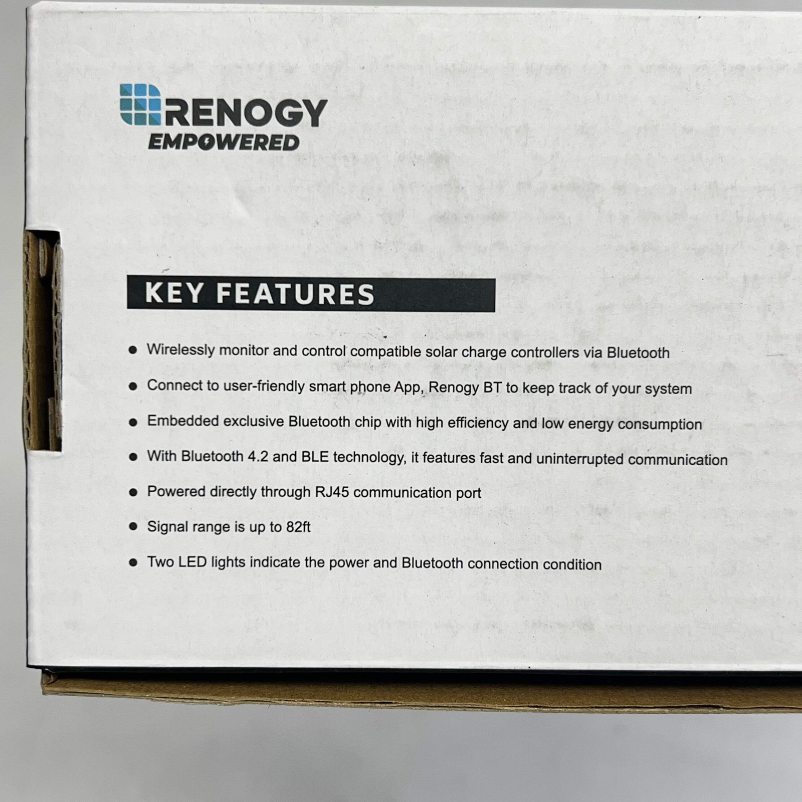 RENOGY Bt-2 Bluetooth Module Compatible W/ All Rs485 Ports Black RCM-BT2-US