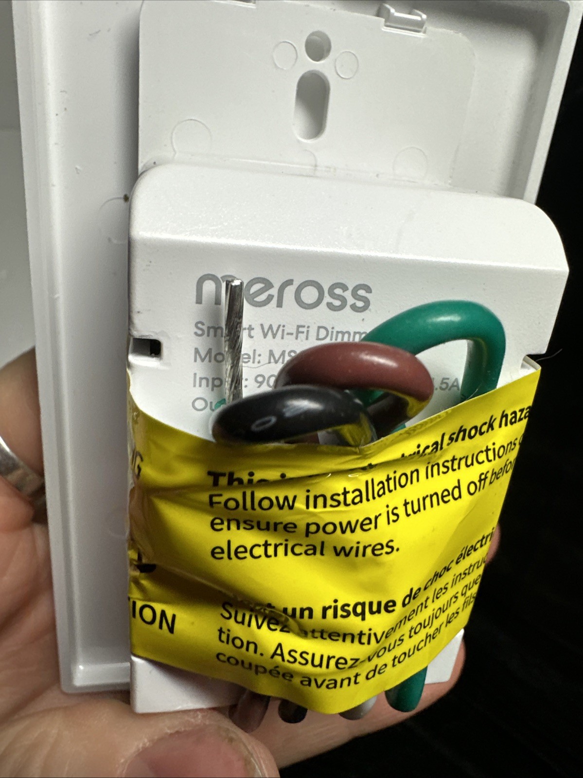 Meross MSS560 Wifi Light Switch, Single Pole WiFi Apple HomeKit Alexa