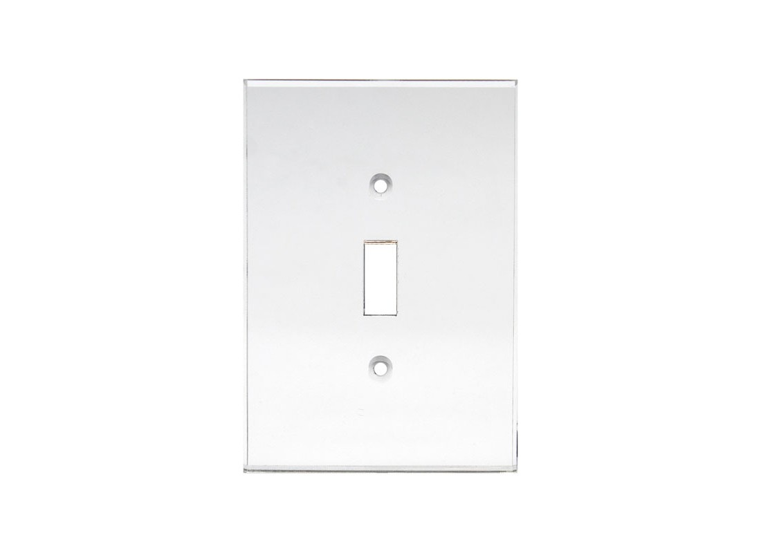 FHC AMP101 Clear Single Toggle Switch Acrylic Mirror Plates