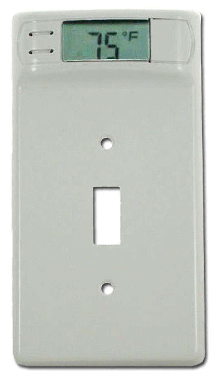 Digital Wall Plate Thermometer Switch Cover Plate Pals Toggle Single & Double