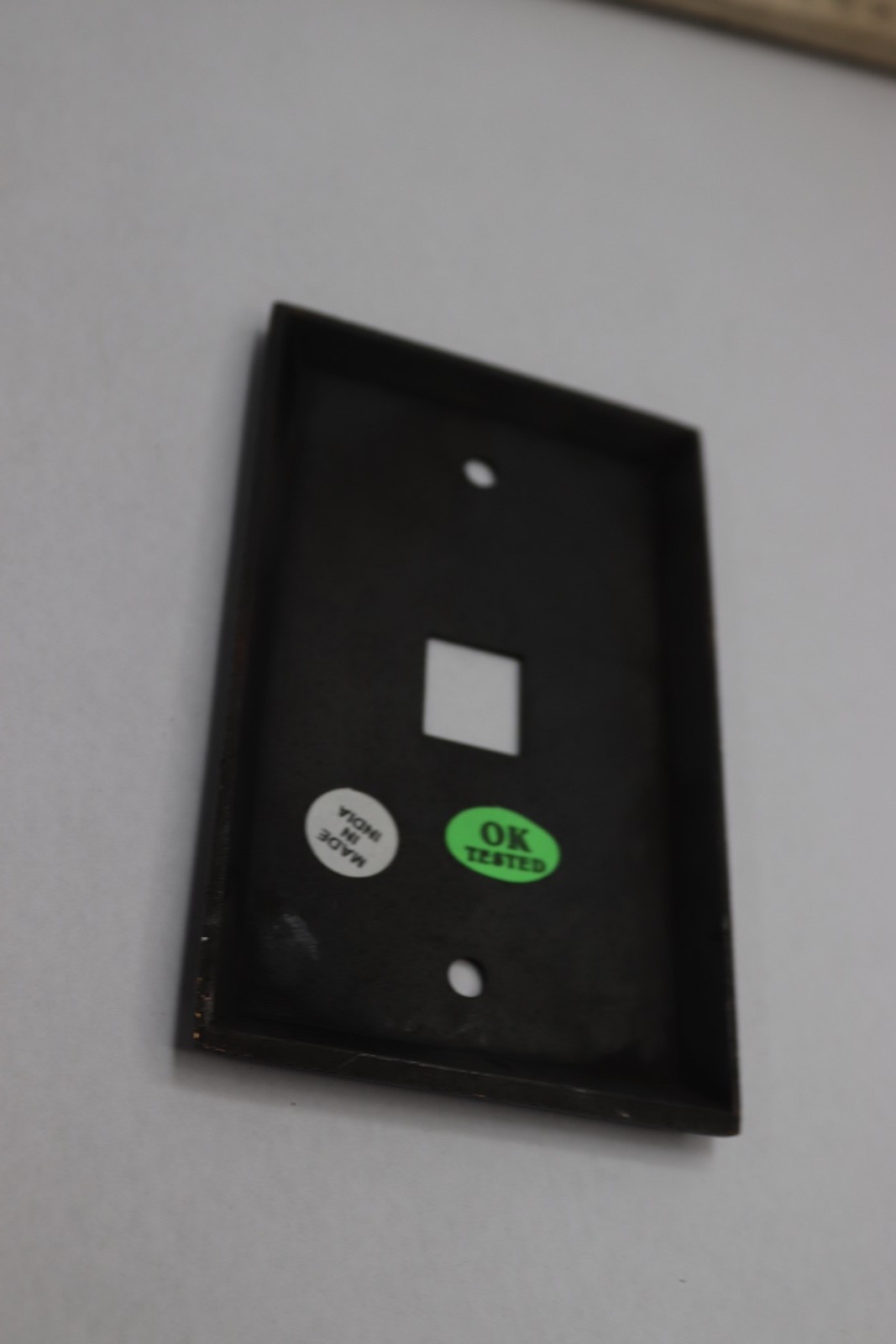 Single Toggle Light Switch 1-Gang Wall Plate Cover Oil Rubbed Bronze w/ Screws