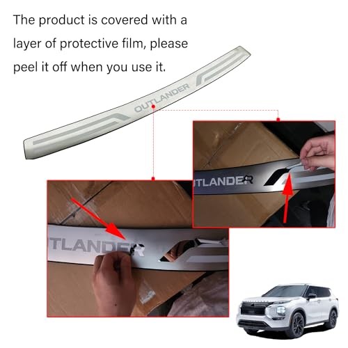 Trunk Door Sill Protector for Mitsubishi Outlander 2022 2023 2024 2025 Rear