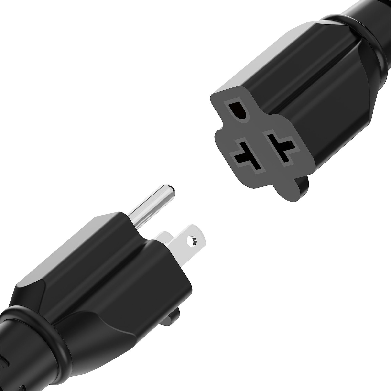 MICTUNING 20A AC Port Plug T-Blade Adapter RV Power Inlet Socket Cord w/Hole Saw