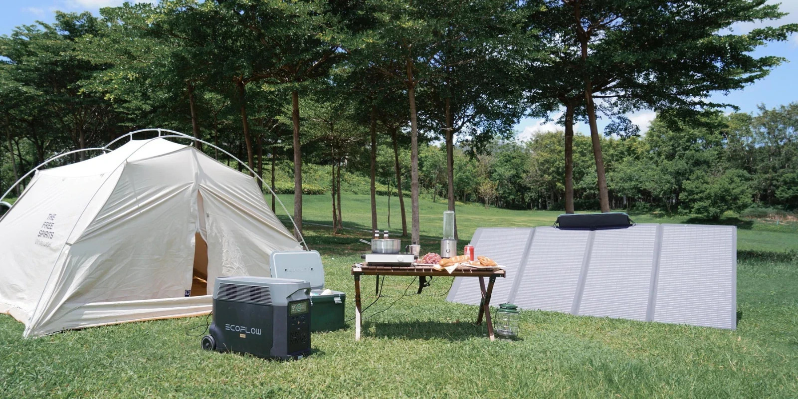 New In Box EcoFlow 400W Solar Panel Folding Self-supporting Waterproof Outdoor