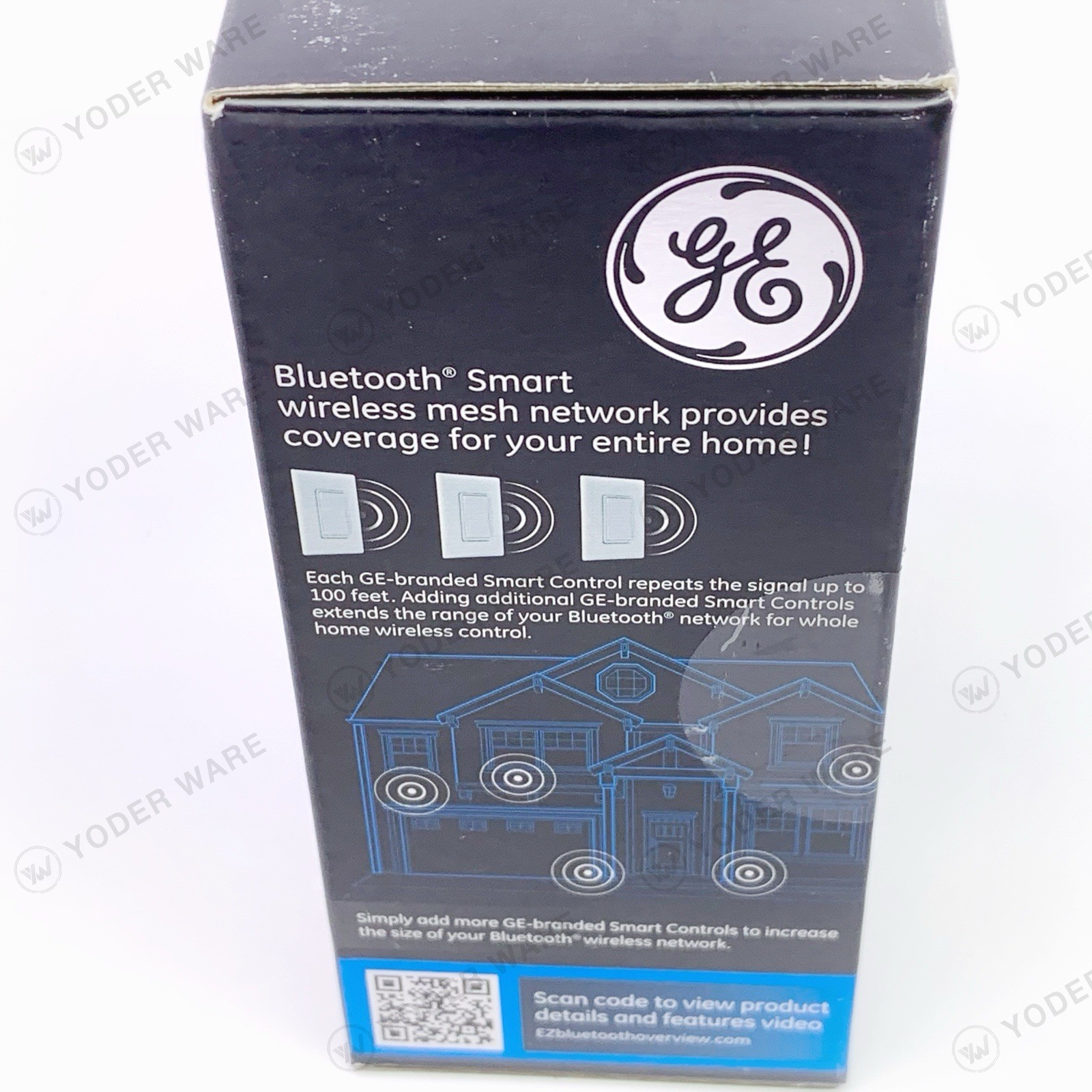 GE In-Wall Smart Switch BT4001 On/Off Switch White/ Light Almond Bluetooth READ*