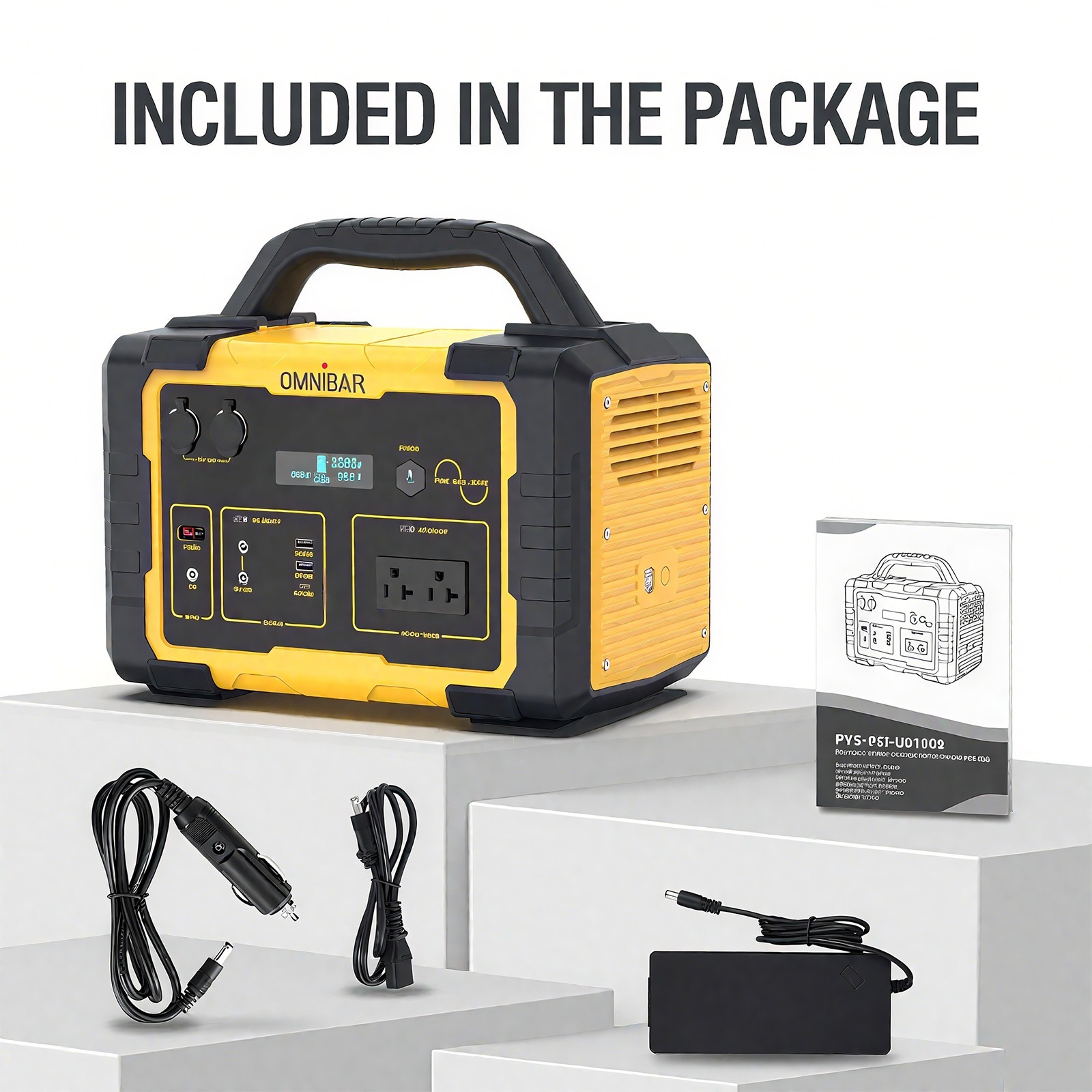 Portable Power Station Solar Generator for Camping RV Emergency 1000W/1024Wh