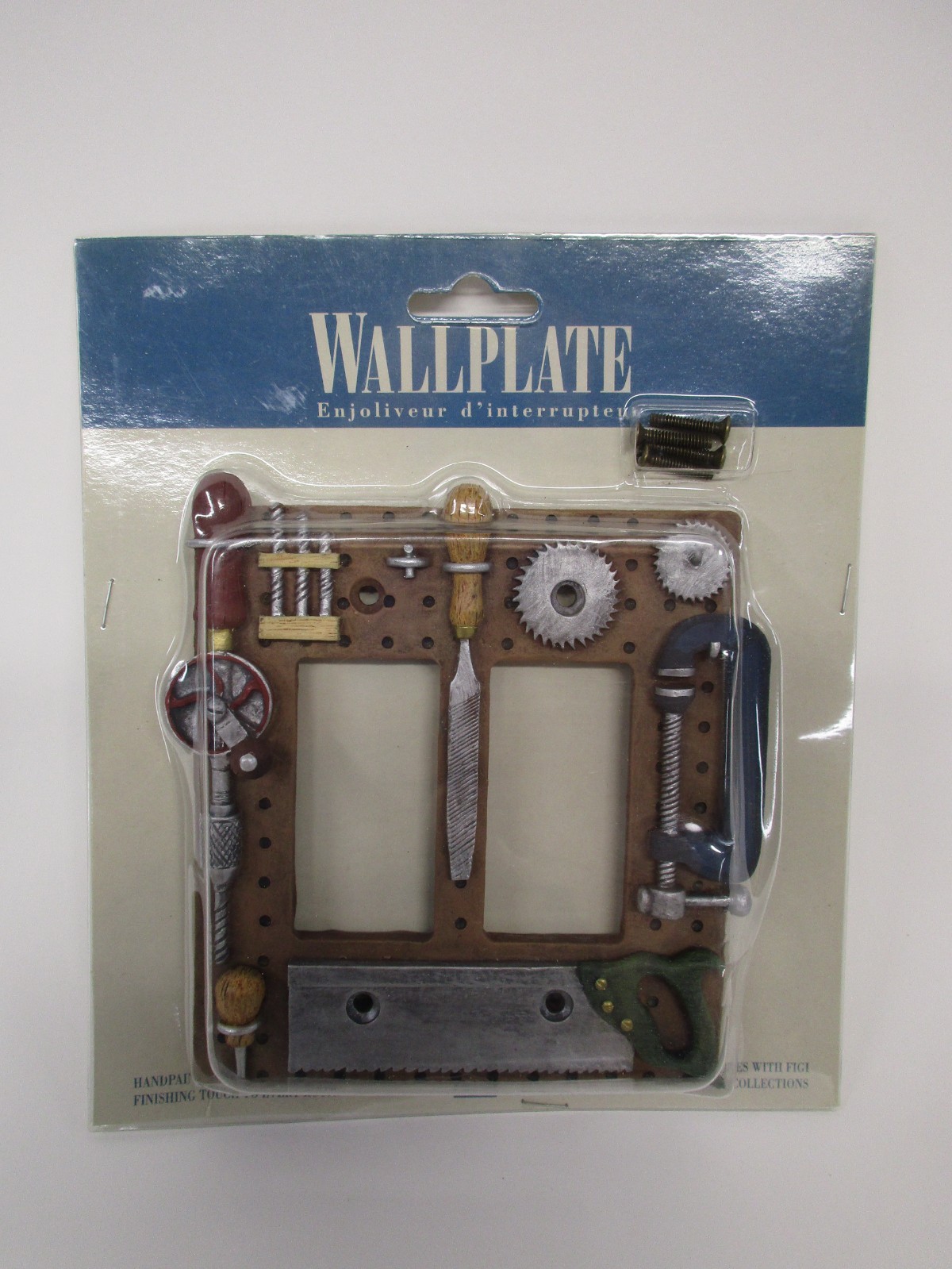 FIGI Graphics Workshop Hand Painted 3-D Light Switch Cover 2 gang decora