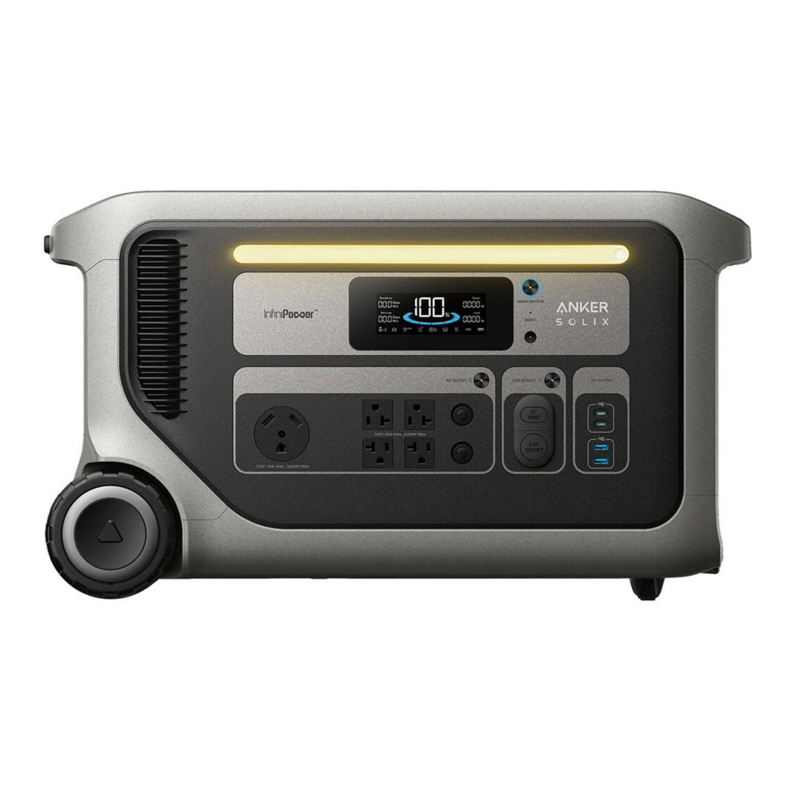 Anker SOLIX F3000 3072Wh Portable Power Station w/ Expansion Battery