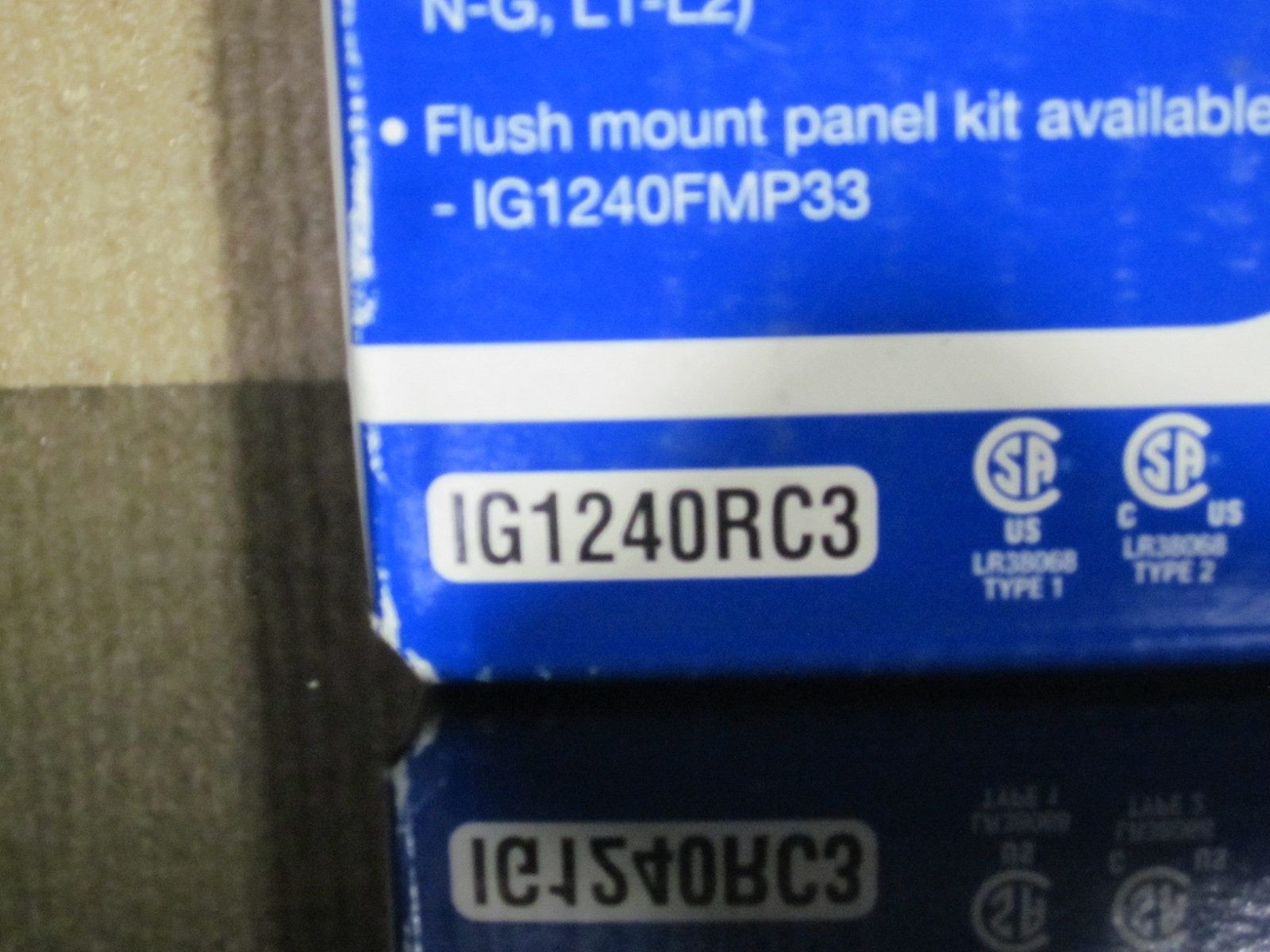 Intermatic IG Series Surge Protective Device Type 1 or Type 2 IG1240RC3 (d