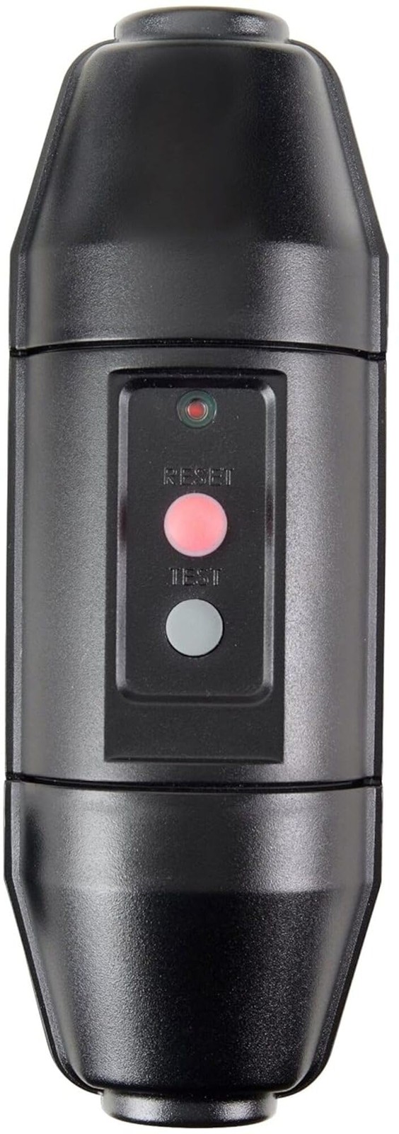 20 AMP Inline GFCI Plug, Manual-Reset, Heavy Duty, Black, 3-Prong, Waterproof