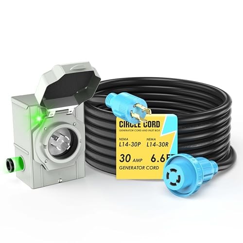 100 Ft 30 Amp Generator Cord L14-30