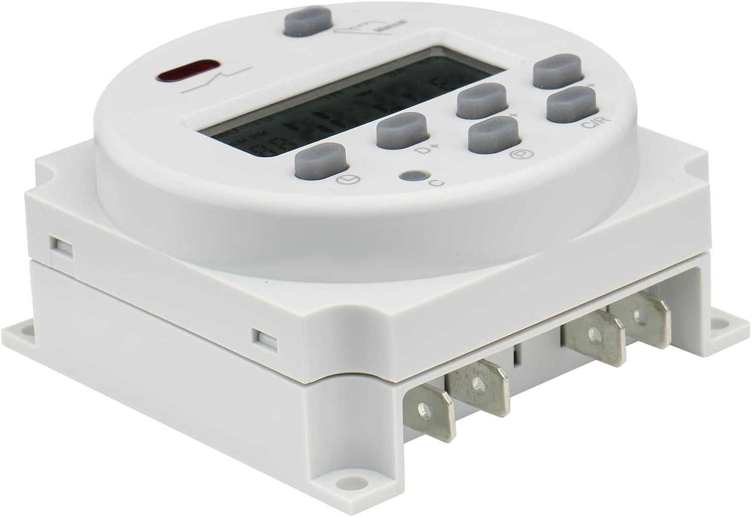 Time Switch Relay,Digital LCD Programmable Timer,12V DC/AC Input,200-250V 16A Ou