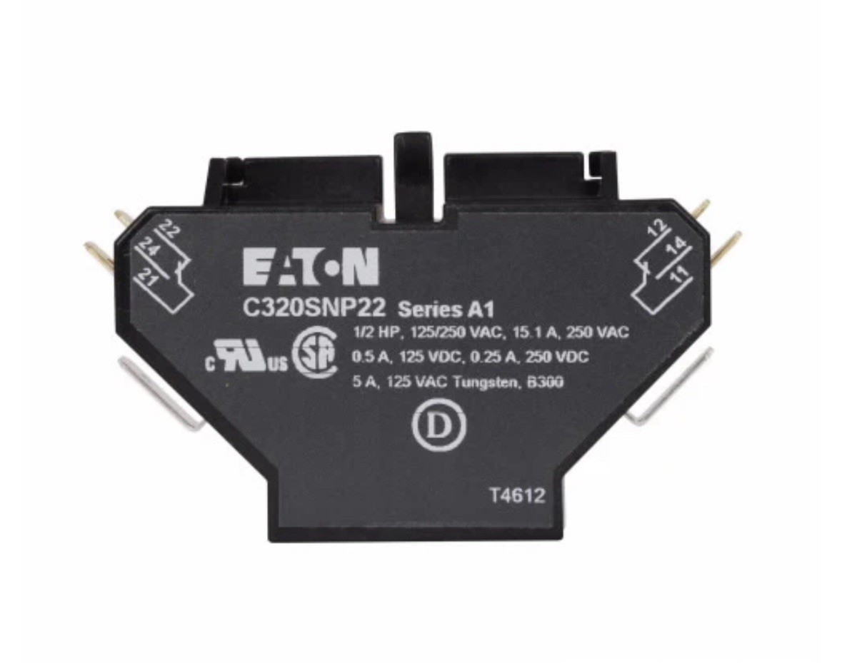 Eaton C320SNP22 Auxiliary Contact