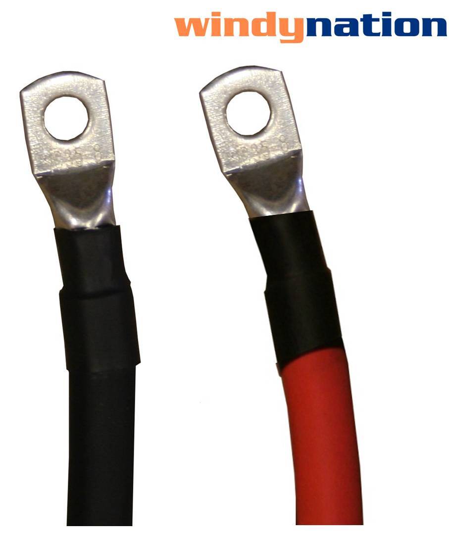 6 AWG Gauge Red Black 100% Copper Battery Inverter Cables Solar, RV, Car, Boat