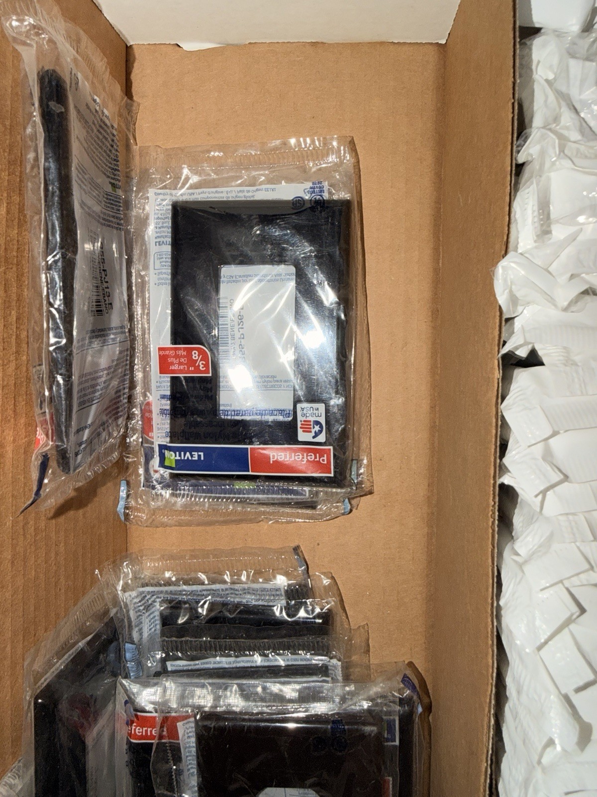 Electrical bundle of switches,outlets, cover plates- various sizes