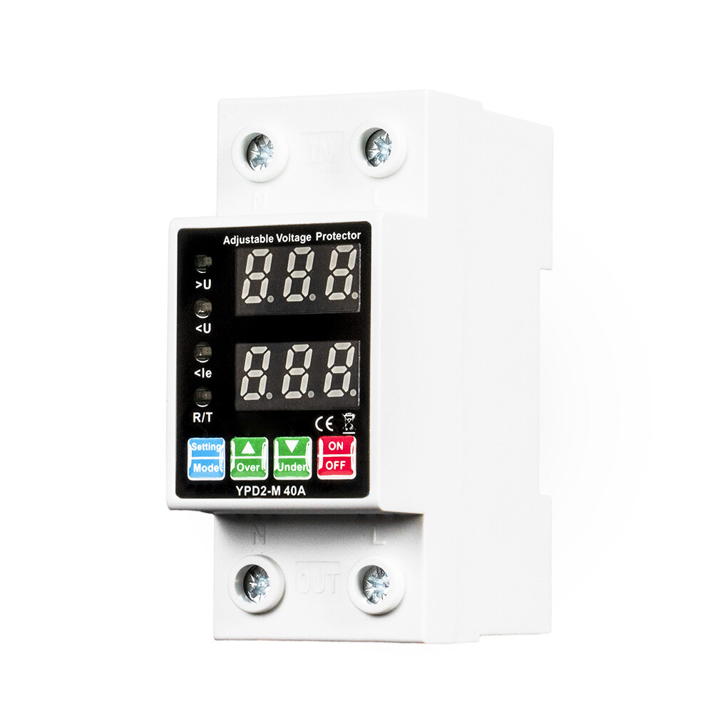 Dual Displays Self-reset Protector Overvoltage Undervoltage Current N5E0