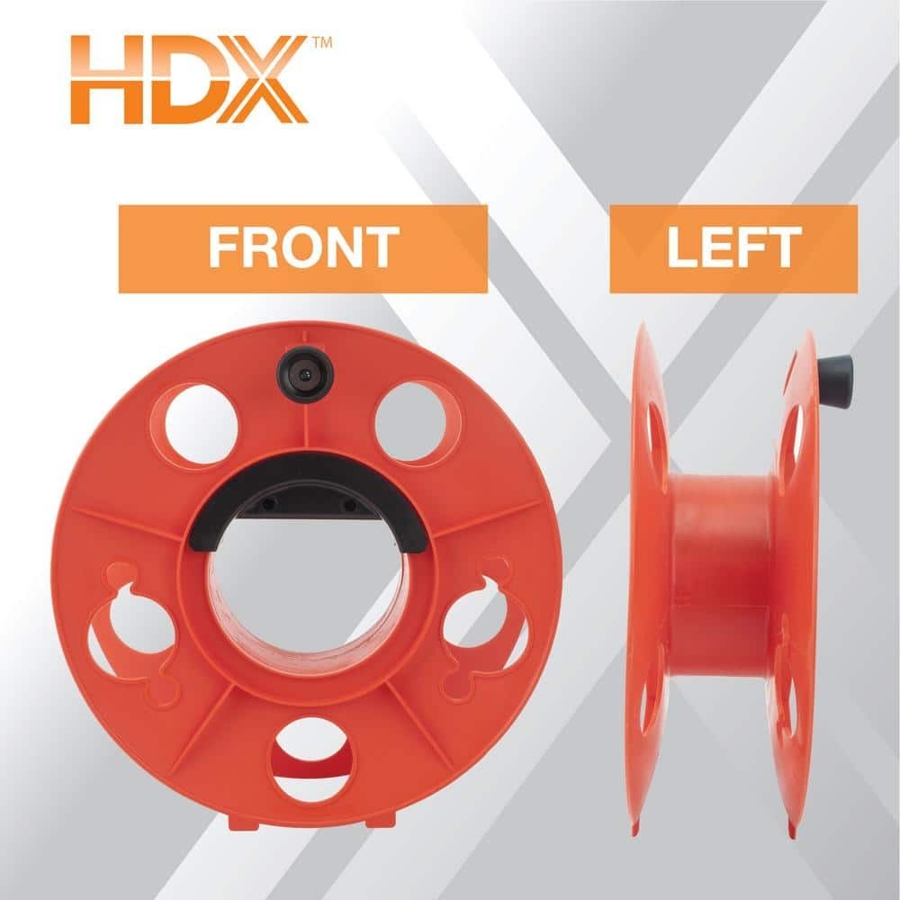 150 Ft Extension Cord Reel 16 Gauge Heavy Duty Cord Storage Reel