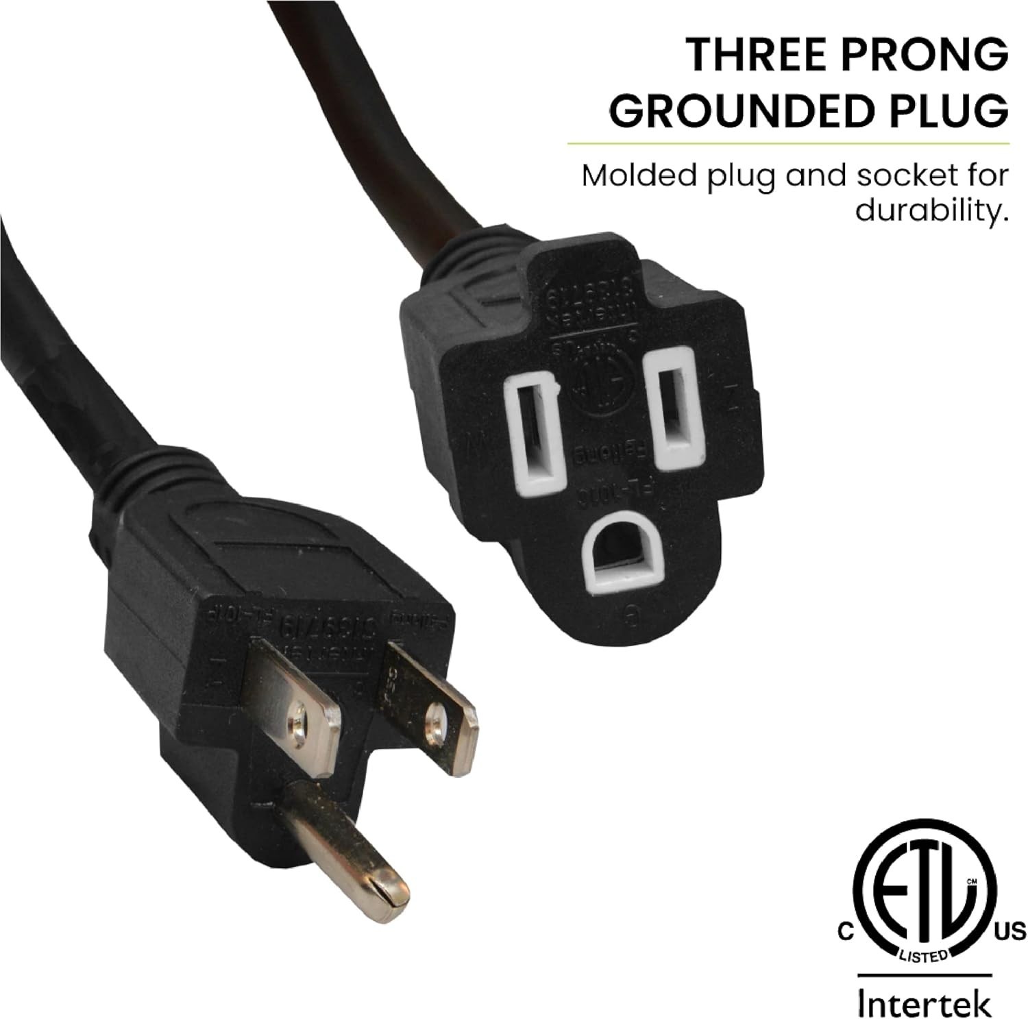 Go Green Power 100 Feet SJTW Extension Cord – Abrasion Resistant & Lightweight