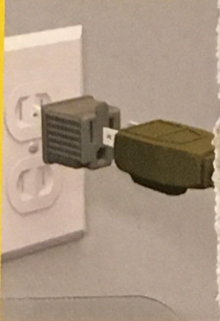 STANLEY 3-TO-2 GROUNDING ADAPTERS – Convert Plug from 3 to 2 Wire – 4 PACK GREY