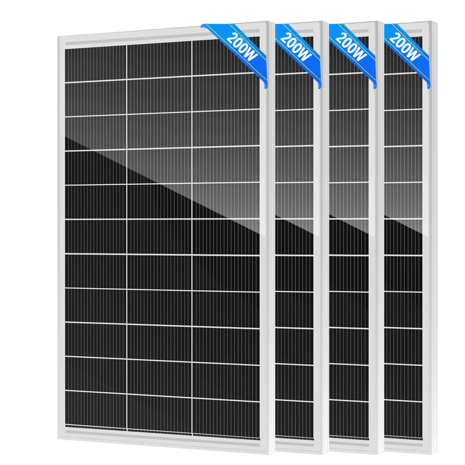 200W 400W 600W 800W Solar Panel Battery Charger 18BB N-Type RV Home Off-Grid PV