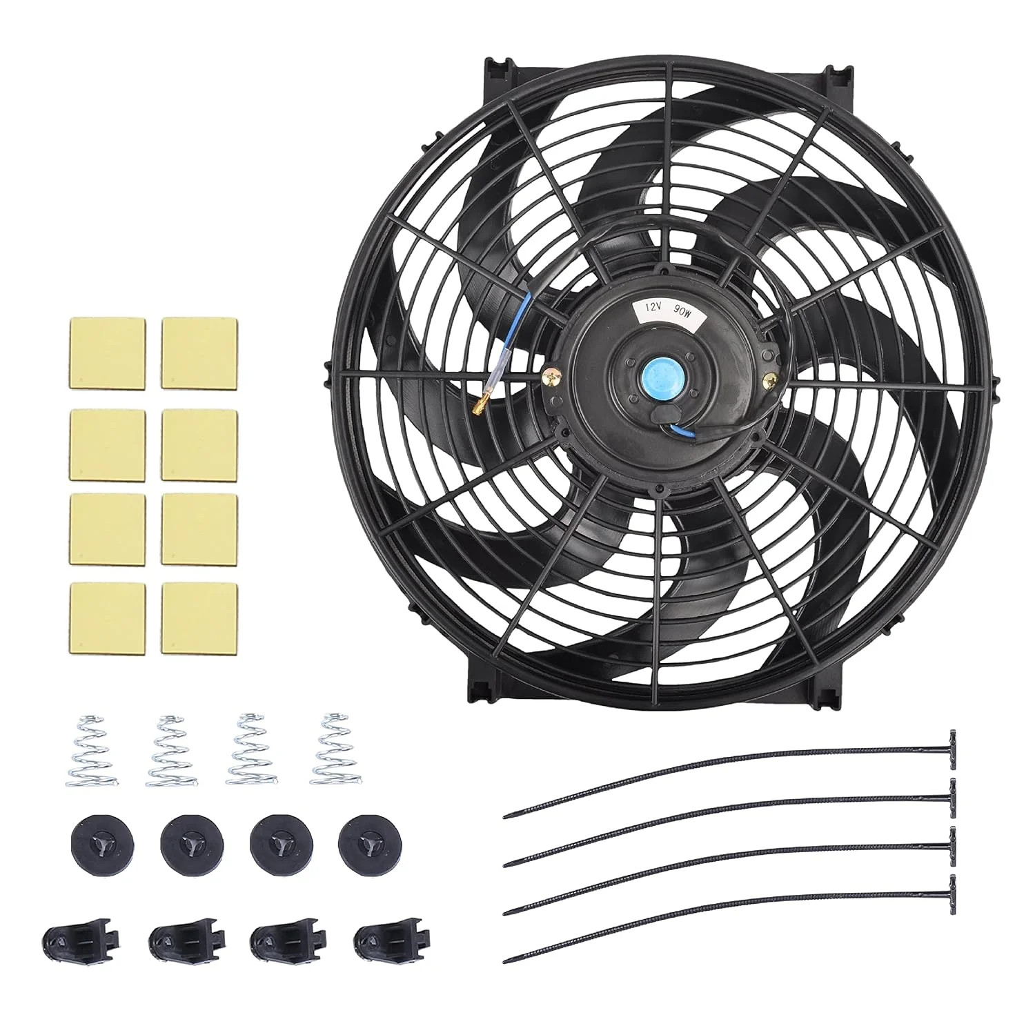 14 Inch Slim Fan Push Pull Electric Radiator Cooling Fan Universal High Performa