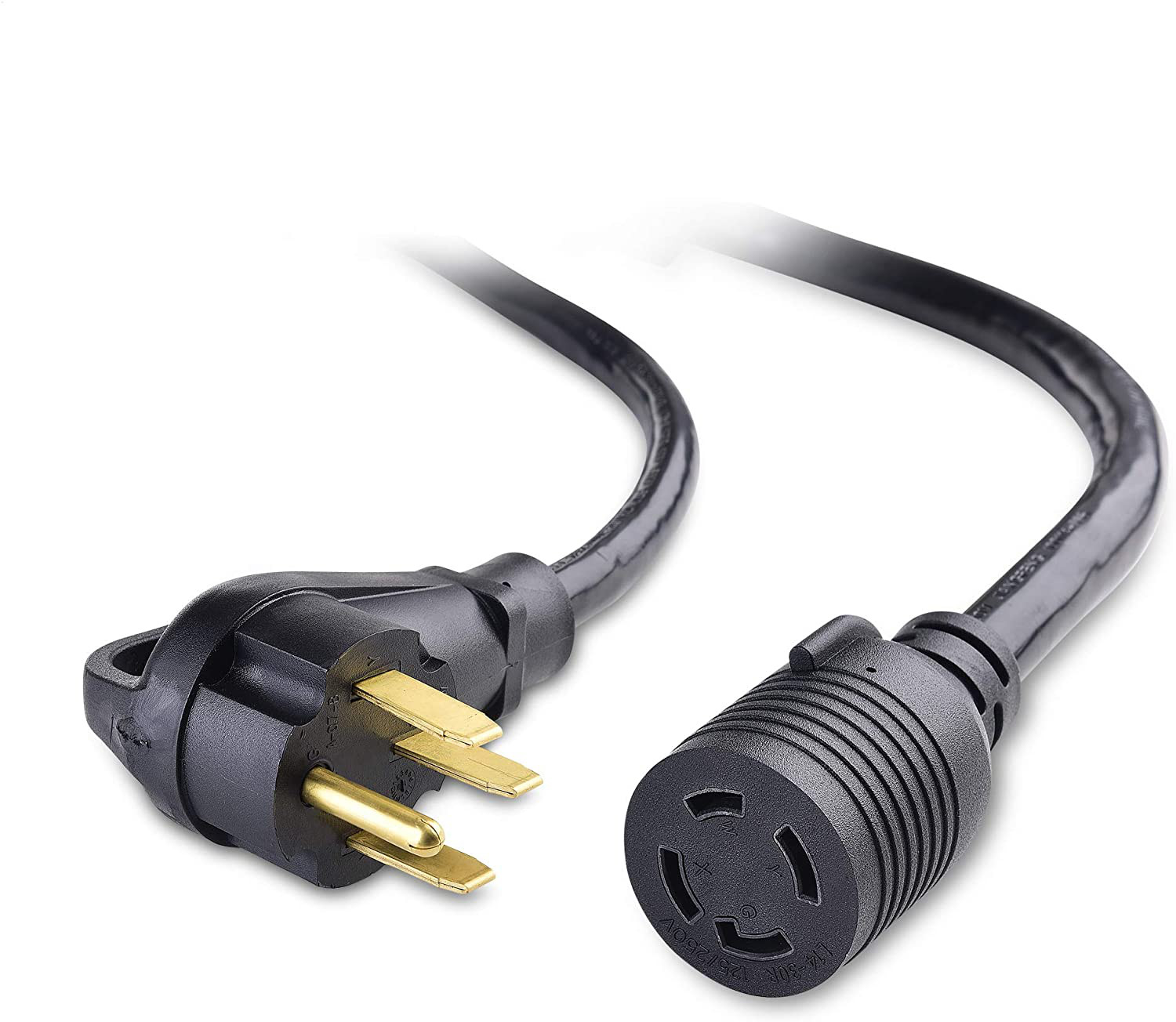 4 Prong 30 to 50 AMP Adapter Generator RV Cord 1.5 Feet NEMA 14-50P to L14-30R