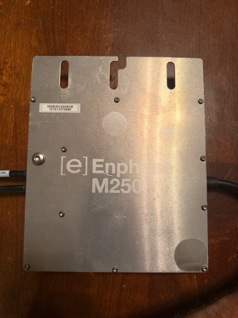 enphase micro inverters (model Enphase Microinverter M250-72-2LN-S2)