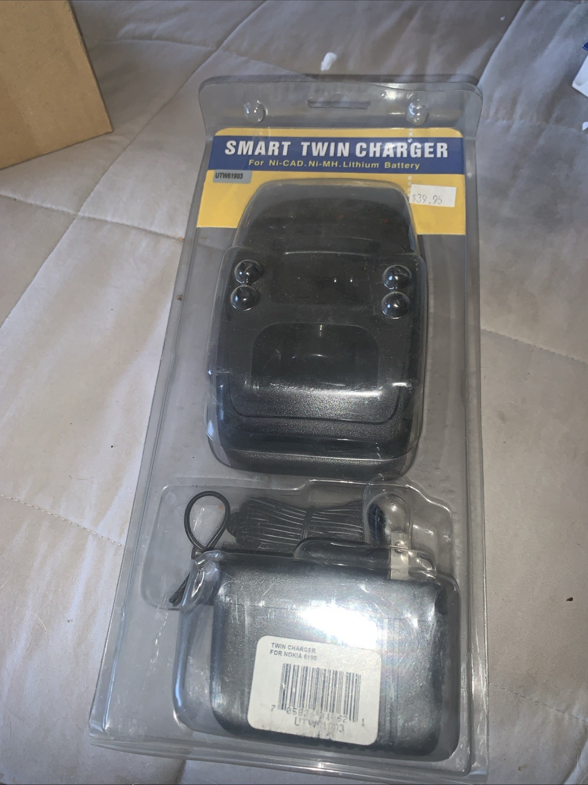 Smart Twin Charger For No-cad Ni-mh Lithium Battery Brand New