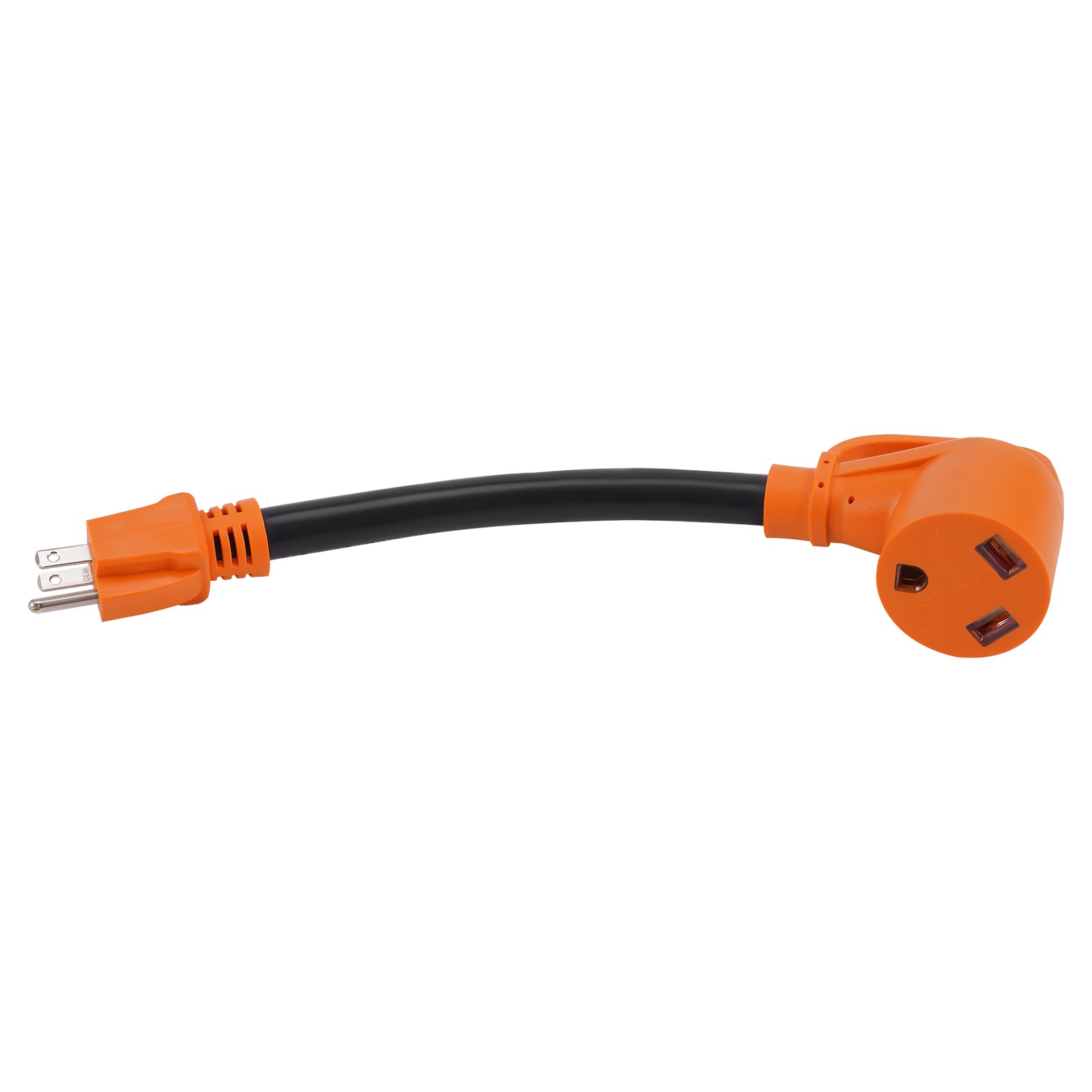 Heavy Duty RV Power Cord 15A to 30A Generator Adapter Cable TT-30R Connector