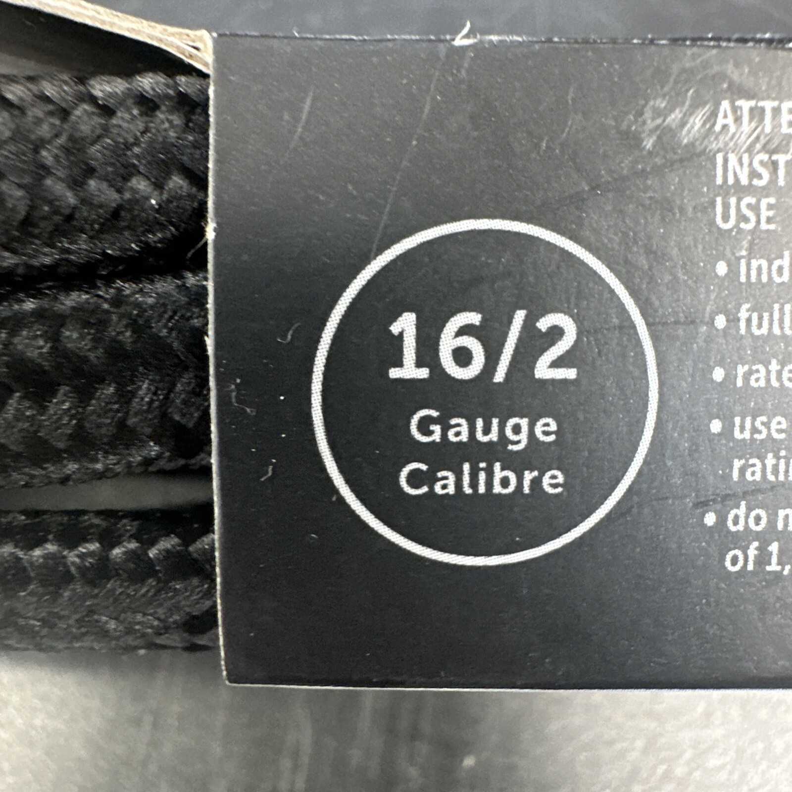 Fabric Extension Cord 9 Foot R/Angle Globe Designer Series {CC}