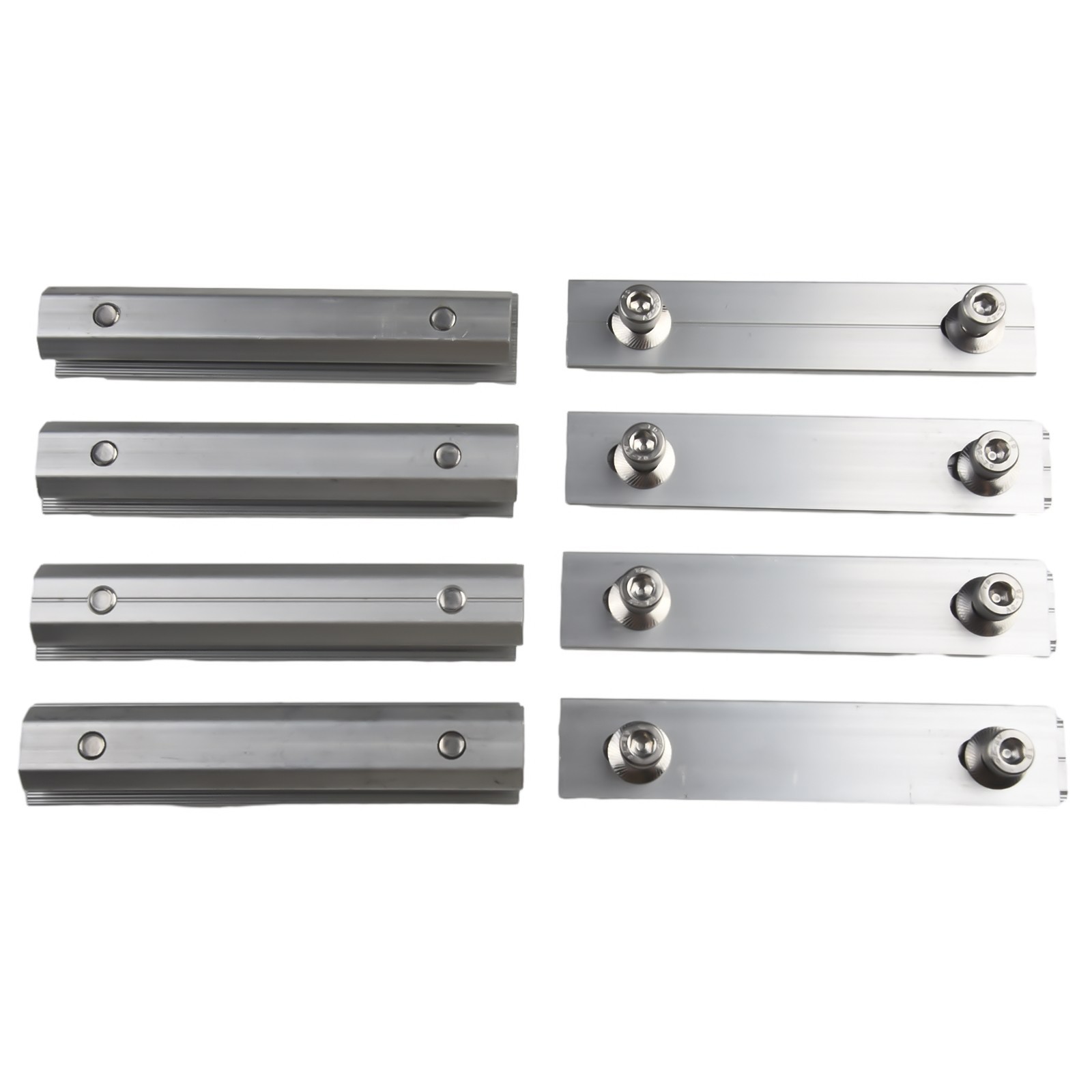 Aluminium Alloy Solar Guide Rail Connector Photovoltaic Support