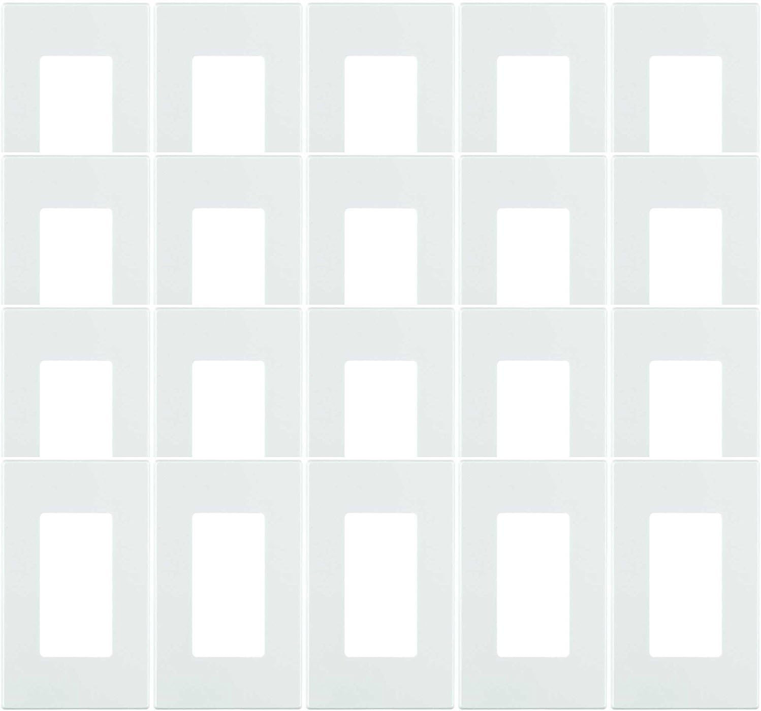 80301-SW Wallplatewhite