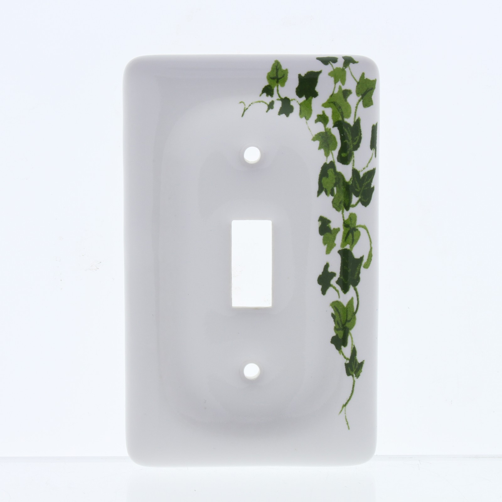 Leviton 89501-GRN Green Vine 1-Gang Toggle Ceramic Standard Wallplate Cover 5pcs