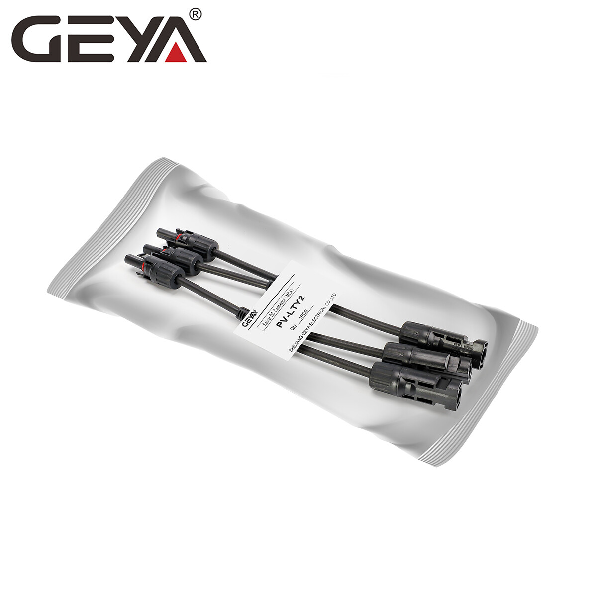 GEYA 1 Pair Y Branch PV Solar panel Cable Connector 1000V 2/3/4 IP67 Male&Female