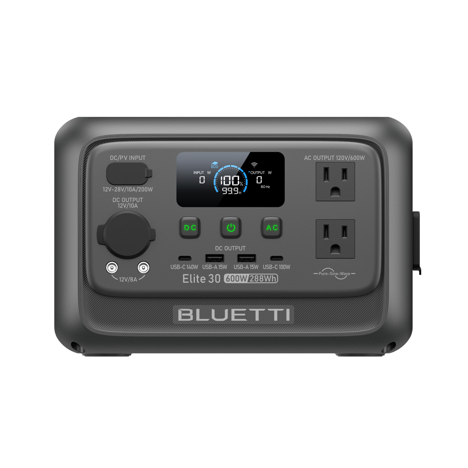 BLUETTI Elite 30 V2 288Wh Portable Power Station Generator for Backup Renew
