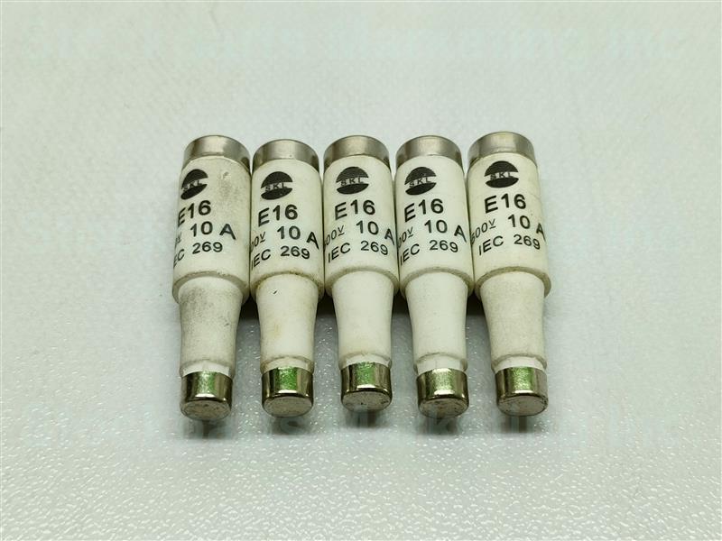 Lot 5 Pcs. SKL E16 IEC 269 Fuse 500V 10A 30 Days Warranty Expedited Shipping
