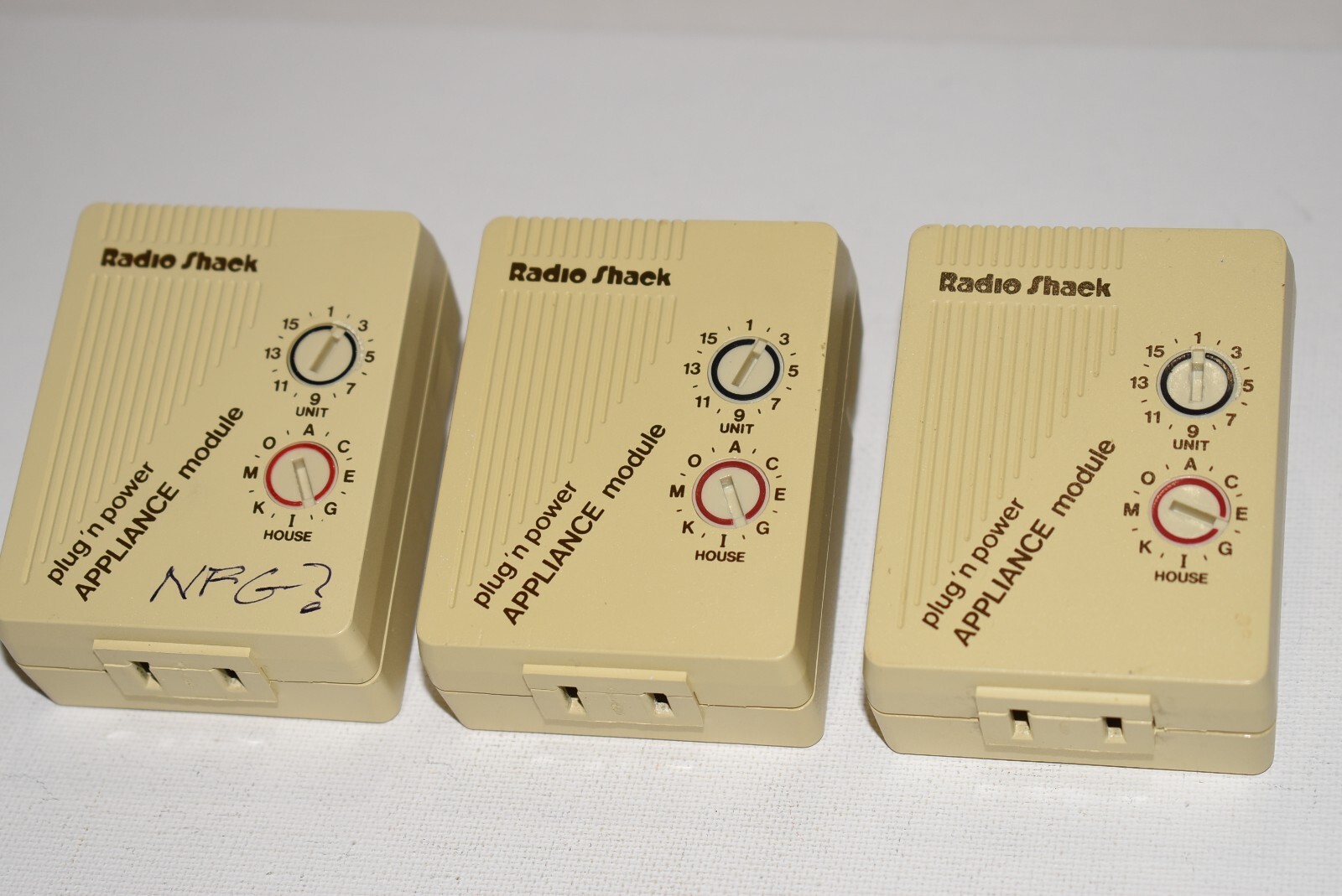 Lot of 3 Radio Shack Appliance Module Plug ‘n Power 120 Volts 61-2681A