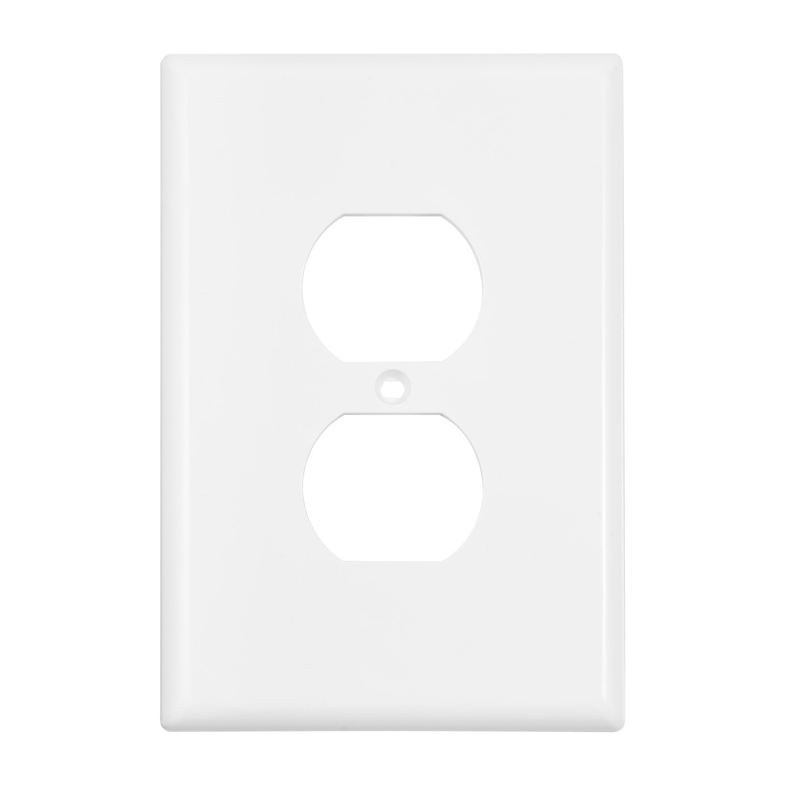 VEVOR 1-Gang Duplex Outlet Covers Wall Outlet Cover 10 Pack Receptacle Faceplate