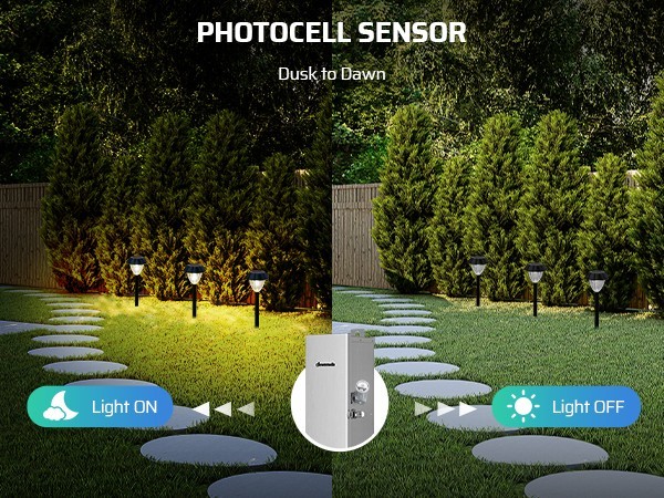 DEWENWILS Dusk to Dawn Sensor, Photocell Light Control for Outdoor Transformer