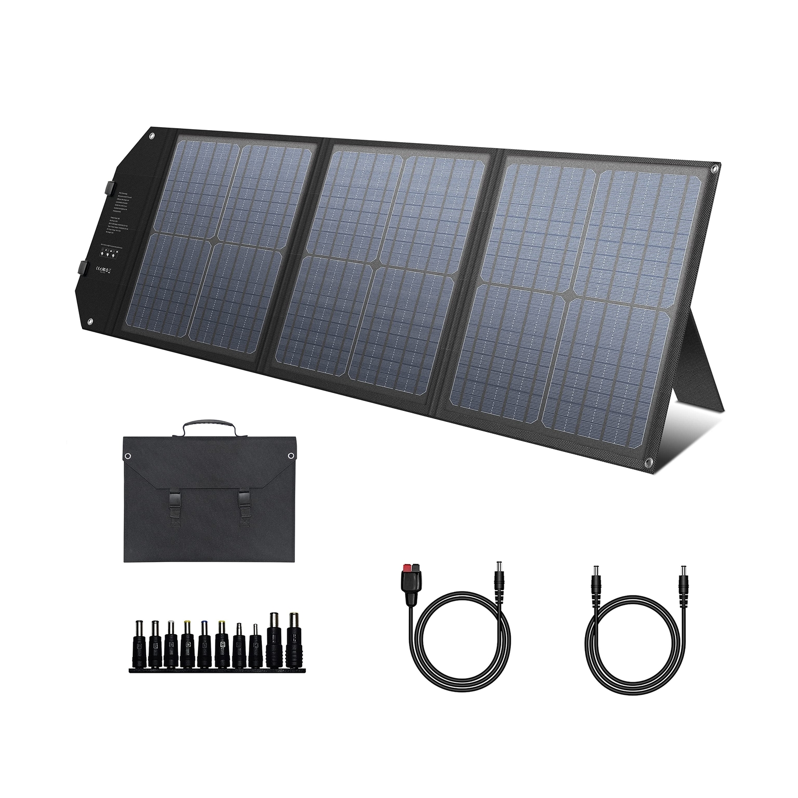 ENGINSTAR 60W Foldable Solar Panel Charger with 18V DC Outlet for Portable Po…