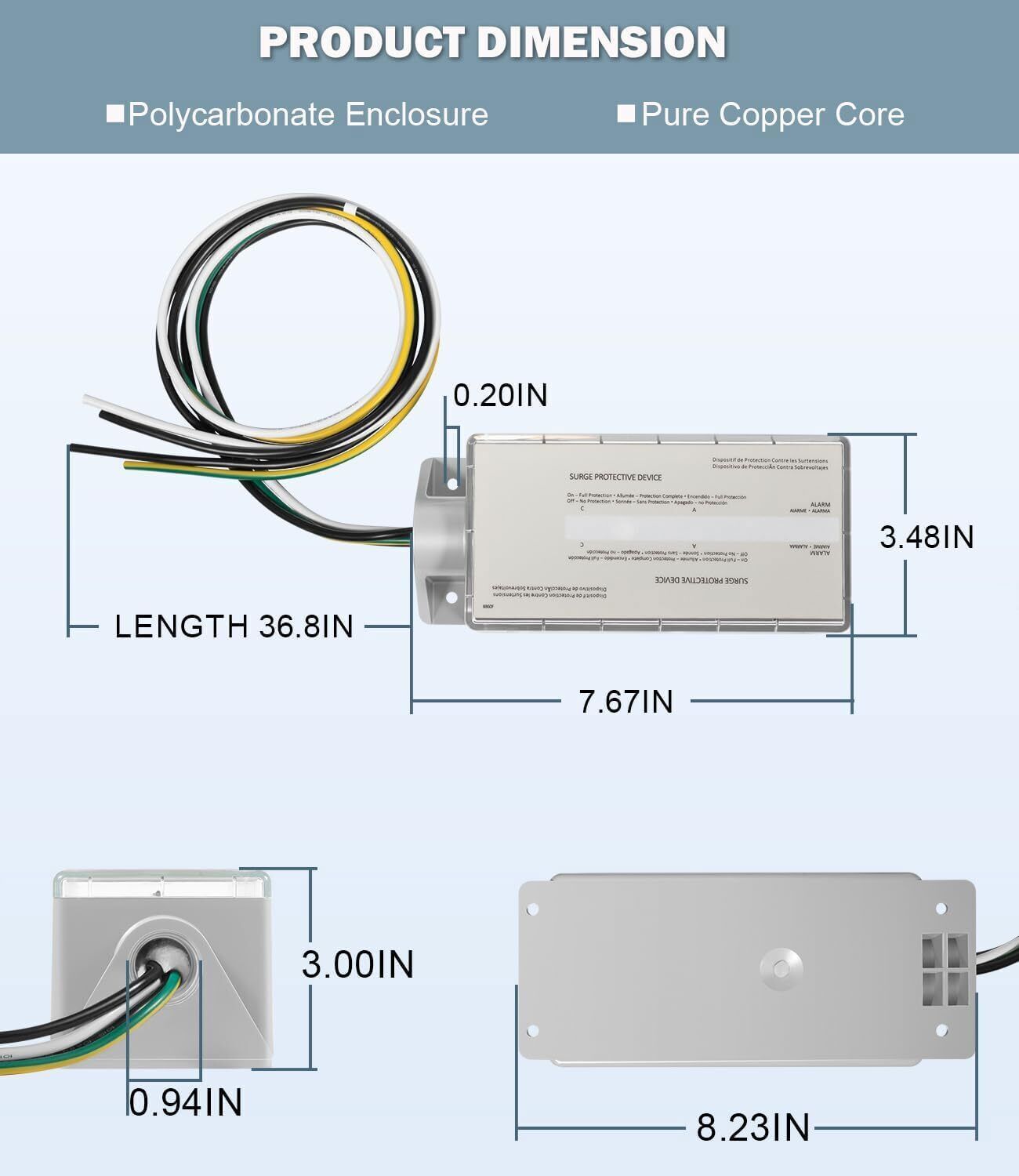 for Siemens FS100 Protector FS100 Whole House Surge Protection Device Rated