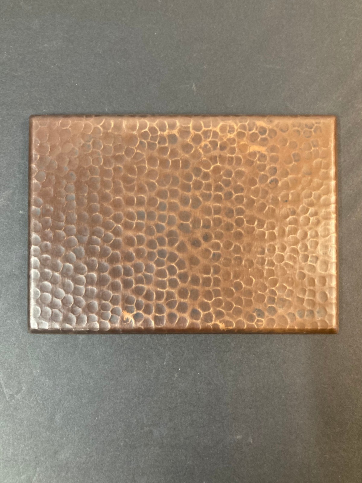 Handmade in Mexico Hammered Copper Blank Wall Plate #148-G