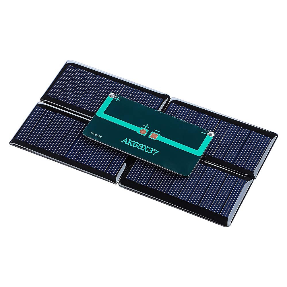 SUNYIMA 5V 60mA Epoxy Polycrystalline Solar Panel Cells for Battery Charger…