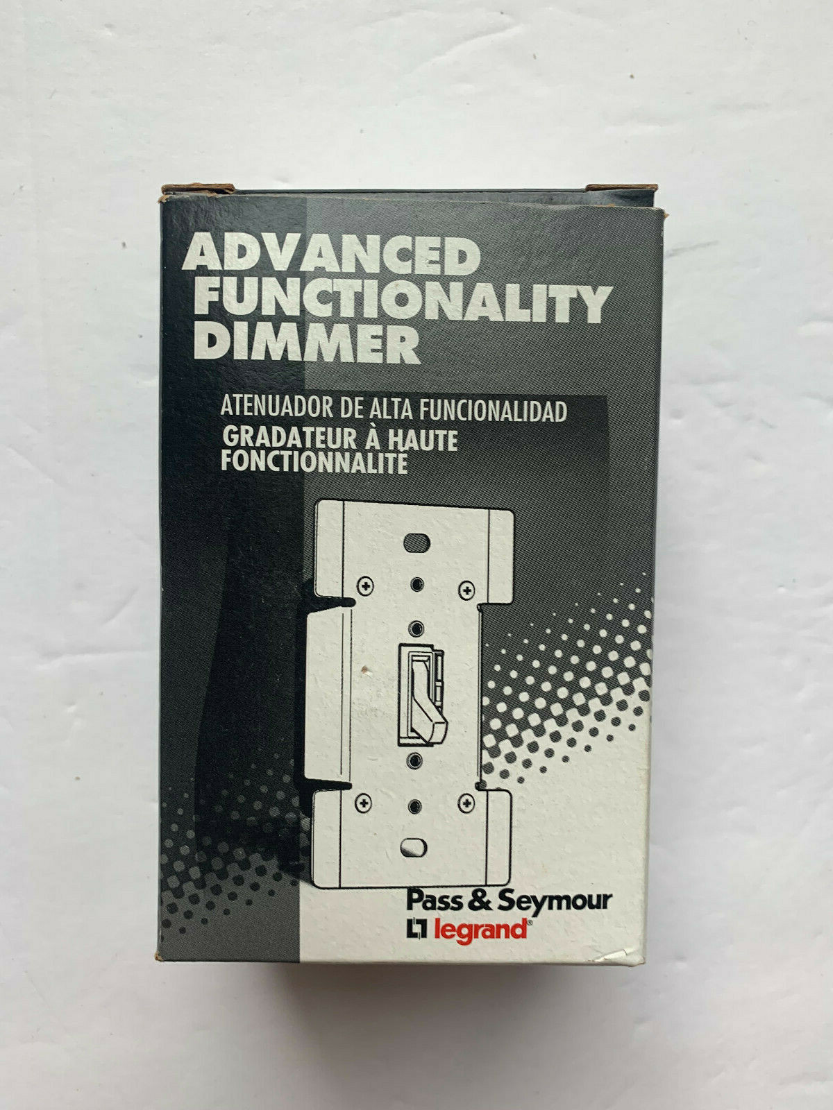 Lot of 2 Pass & Seymour Toggle Dimmer 600W Incandescent-White-T600EW